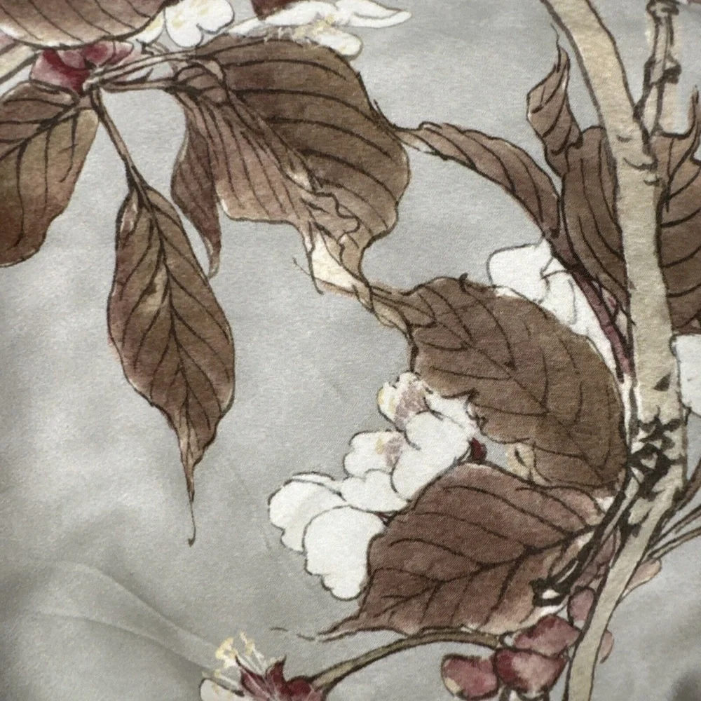 USED $350 Michael Aram [ Queen ]‎ Antique Cherry Blossom Duvet Cover